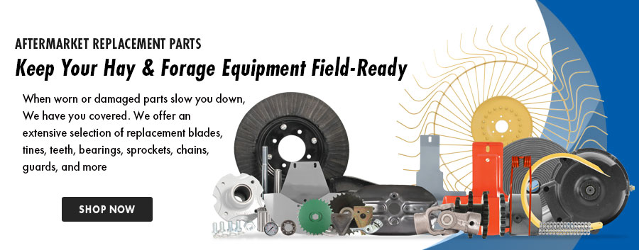 Shop Hay & Forage Parts. Blades, Guards, Teeth, Tines, Belting and more.