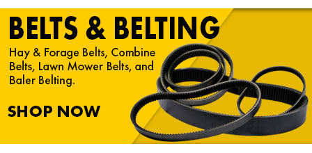 Shop Lawn Mower Belts, Engine Belts, Baler Belting, Combine Belts