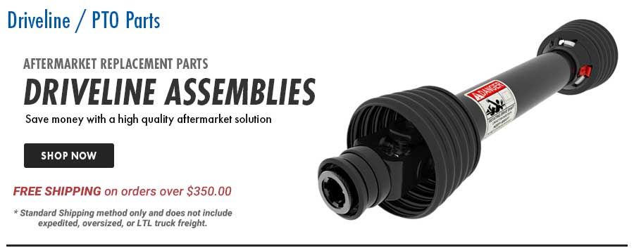 Shop Driveline Parts. Weasler, Walterscheid, Neapco, Comer and more!