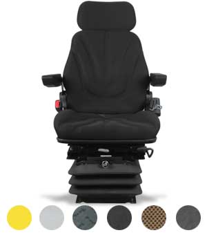 F-Series F10 Seat with Air Seat Suspension and Seat Isolator