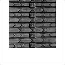 Multi-Bar Tread Pattern Rubber Track